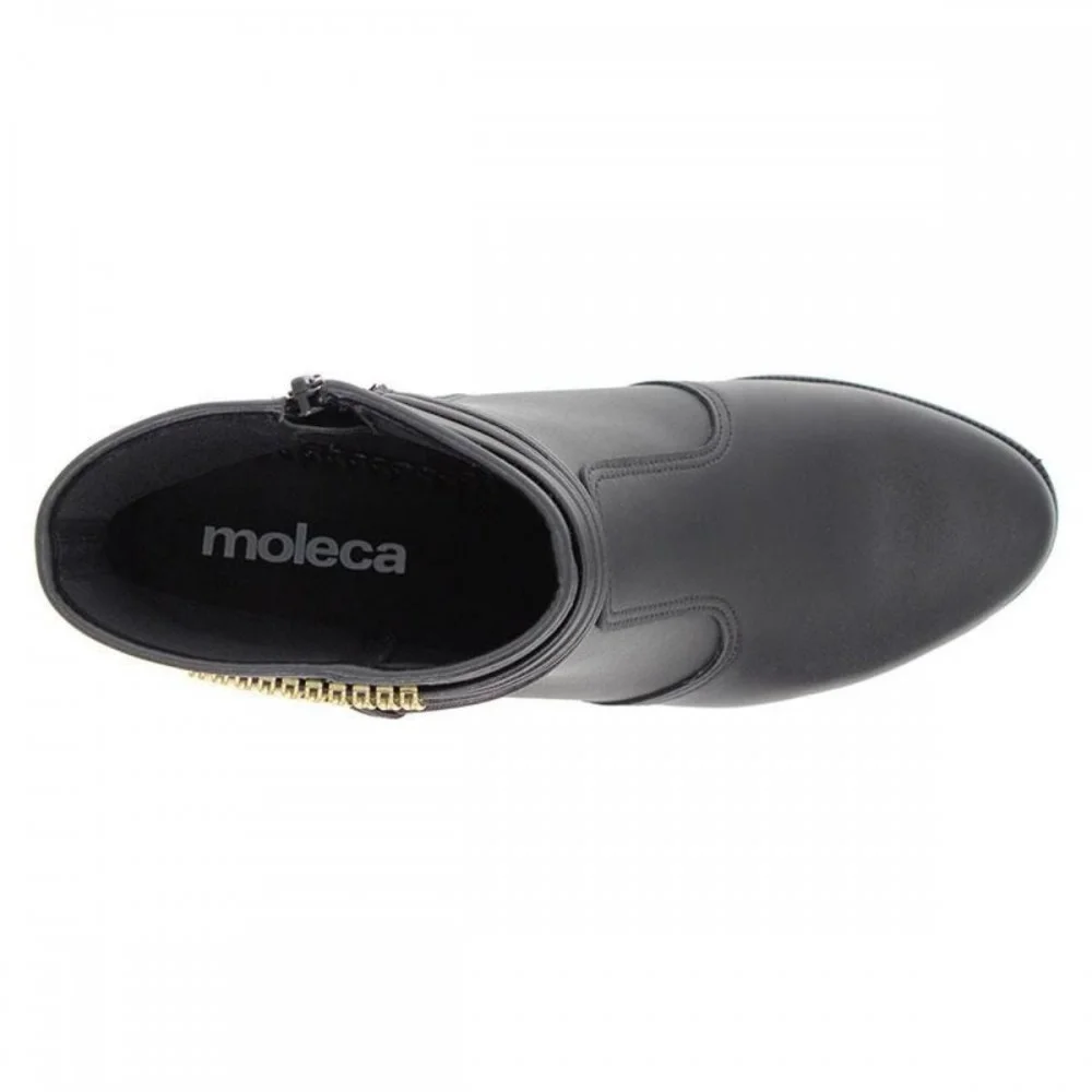 Bota Moleca 5346.108 Cano Curto Feminino Preto 5