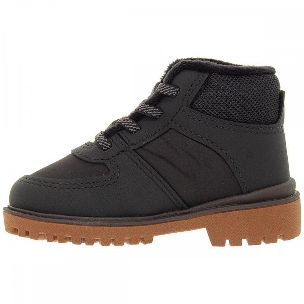 Bota Molekinho 2144.337 Forrado Lã Pelinho Infantil Preto 2