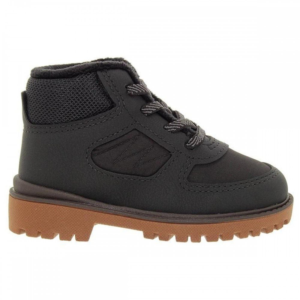 Bota Molekinho 2144.337 Forrado Lã Pelinho Infantil Preto 3