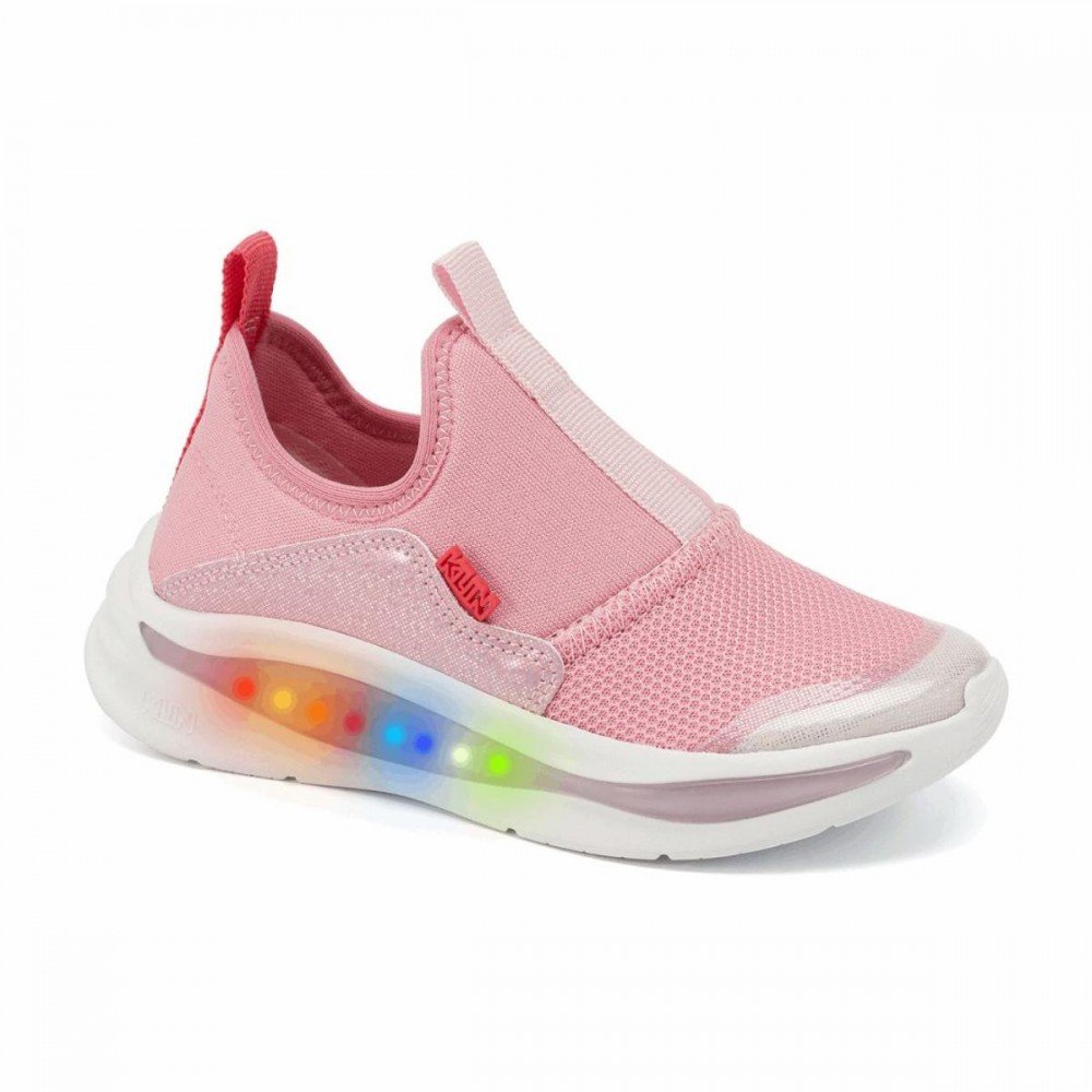 Tenis Klin 392001 747 Flash Led Calce Facil Menina Infantil