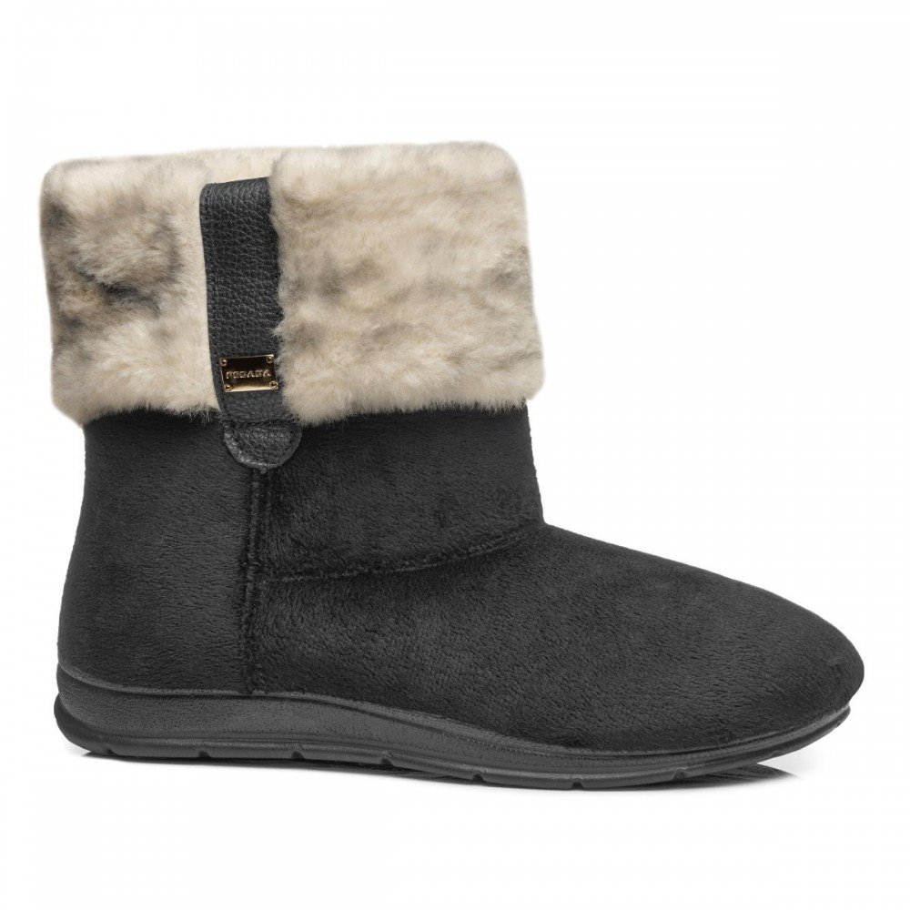 Bota Pegada 266011-03 Forrada Lã Pelo Feminino