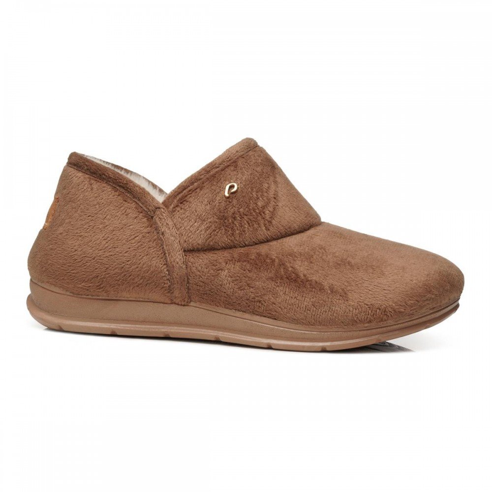 Pantufa Pegada 266019-02 Forrada Lã Pelo Feminino