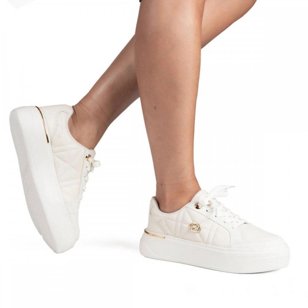 Tenis Kolosh C4321 Flatform Feminino Branco 3