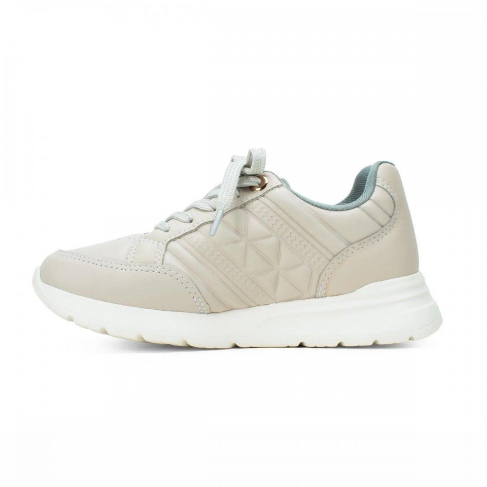 Tenis Kolosh C3976 Jogging Feminino Bege 2