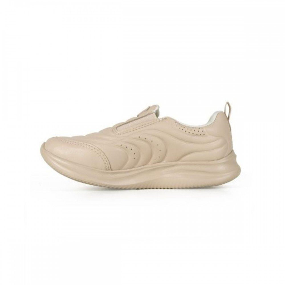 Tenis Kolosh K7032A-0007 Slip On Zíper Feminino Bege 2
