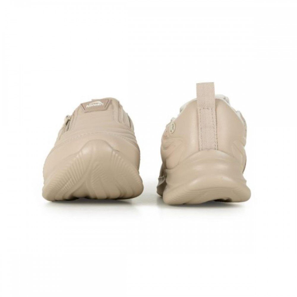 Tenis Kolosh K7032A-0007 Slip On Zíper Feminino Bege 5
