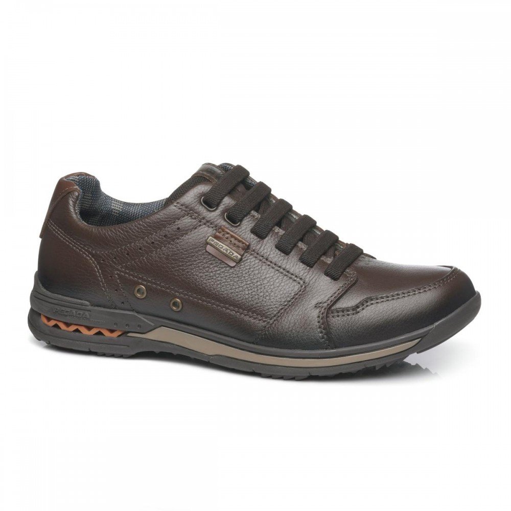 Sapatenis Pegada 114864-03 Marrom Masculino