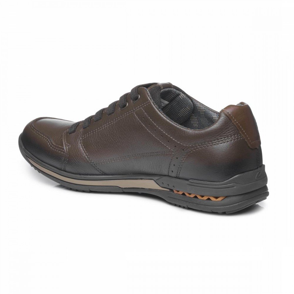 Sapatenis Pegada 114864-03 Marrom Masculino Marrom 2