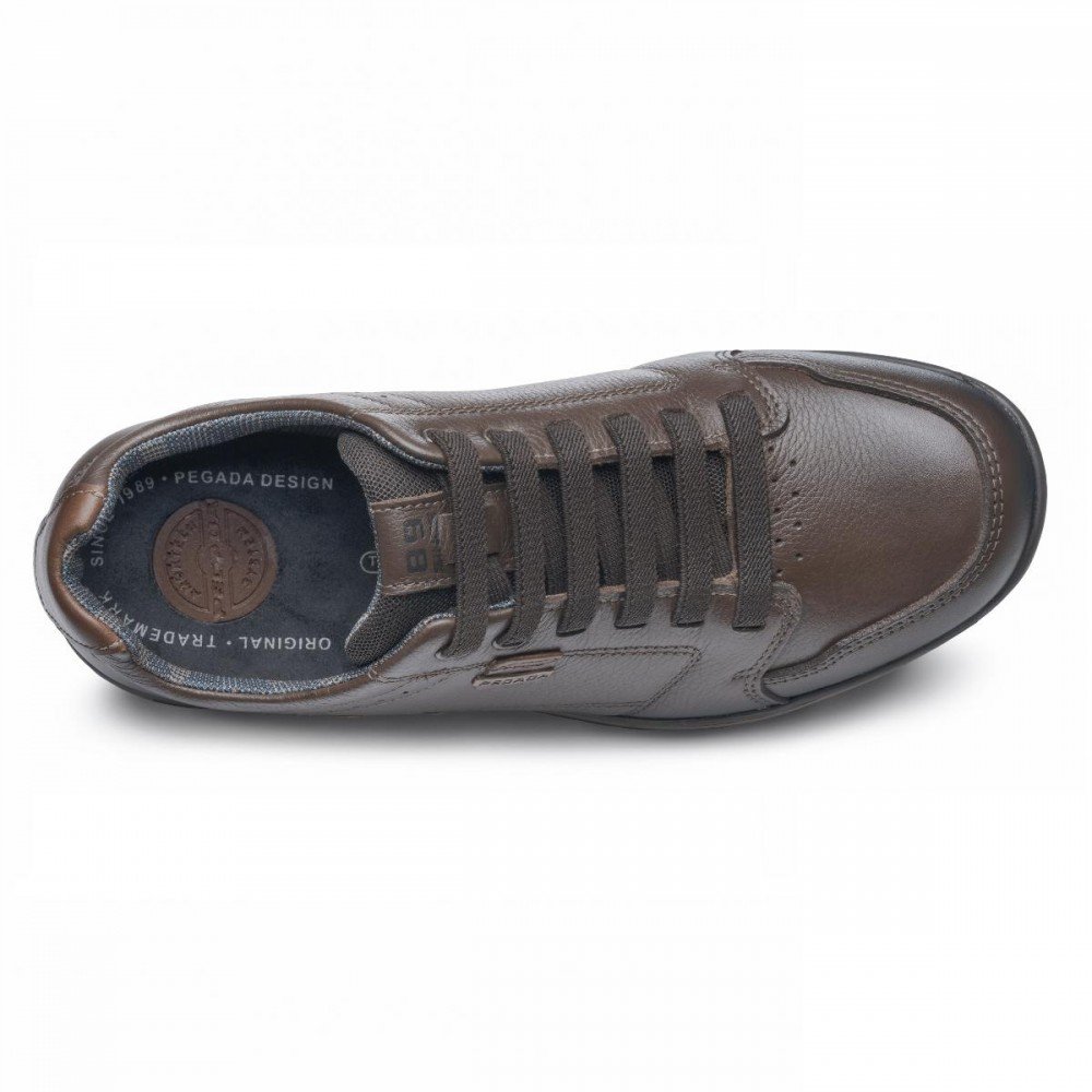 Sapatenis Pegada 114864-03 Marrom Masculino Marrom 4
