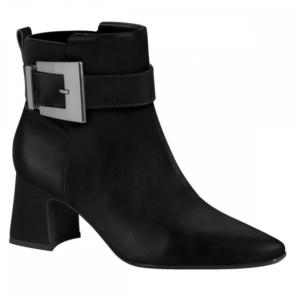 Bota Vizzano 3109.101 Salto Bloco Calce Fácil Feminino