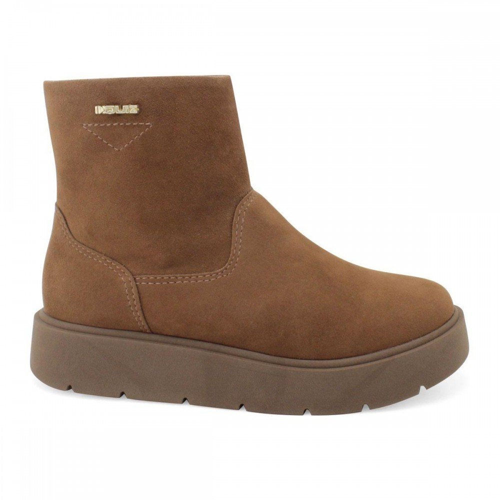 Bota Quiz 68-2296-11 Forrada Lã Pelinho Camurça Feminino