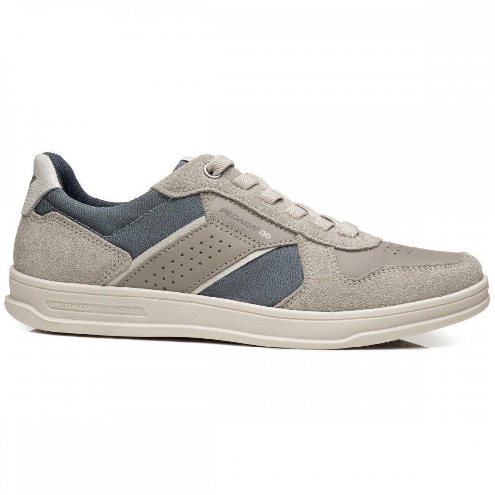 Sapatenis Pegada 113601-03 Cinza Masculino