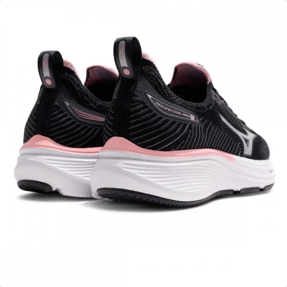 Tenis Mizuno Cool Ride 3 Ptrosa Feminino Preto 4