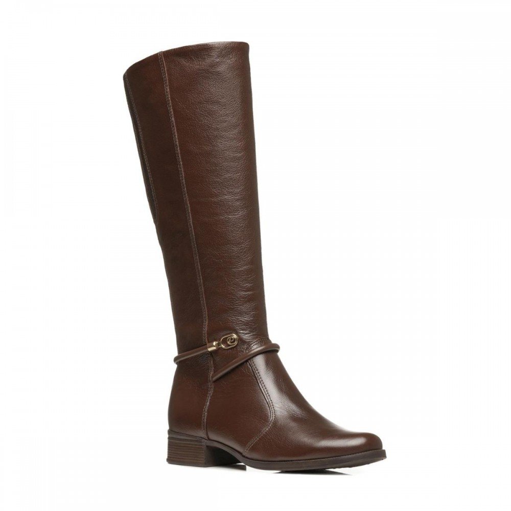 Bota Pegada 282064-05 Montaria Cano Longo Feminino Marrom 3