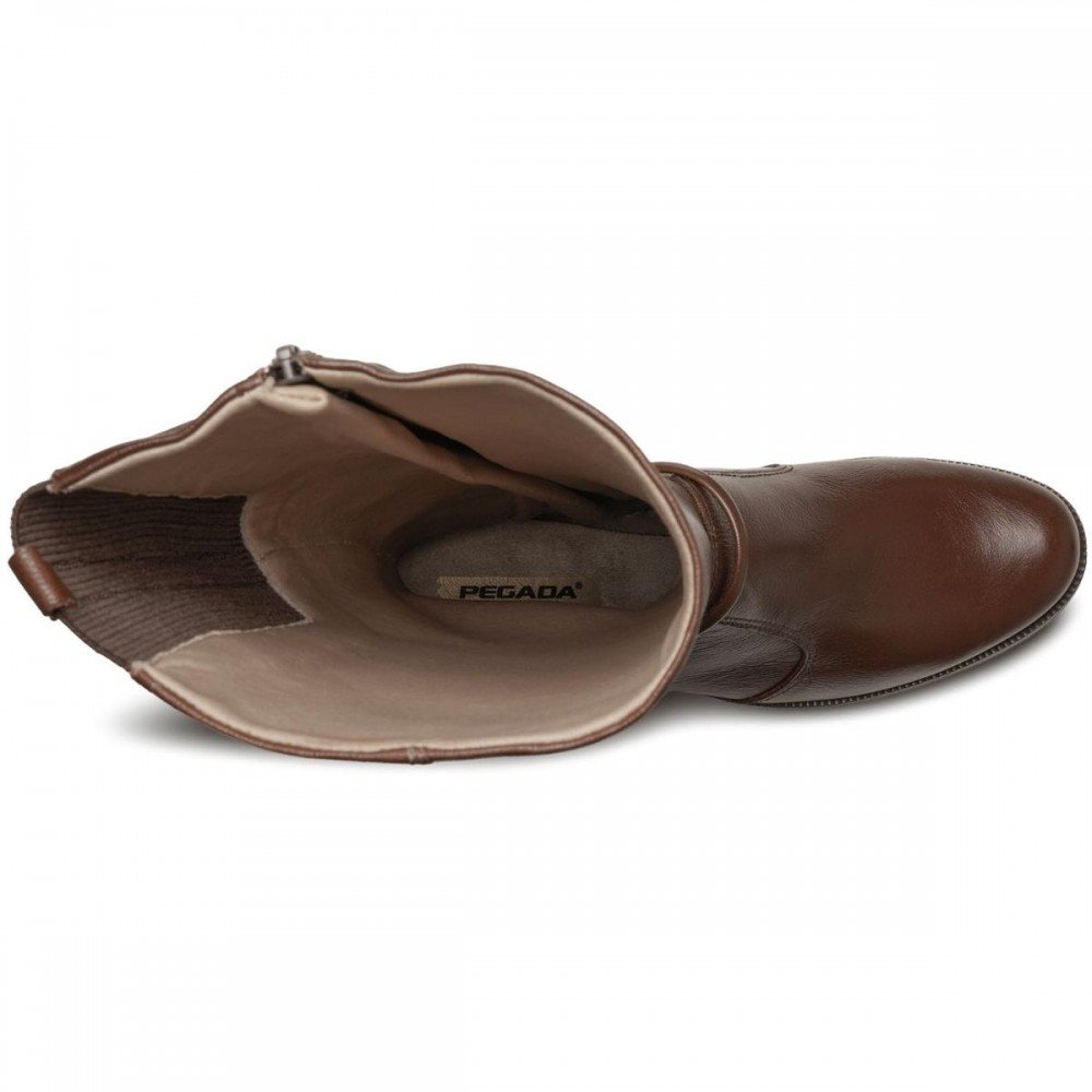 Bota Pegada 282064-05 Montaria Cano Longo Feminino Marrom 4