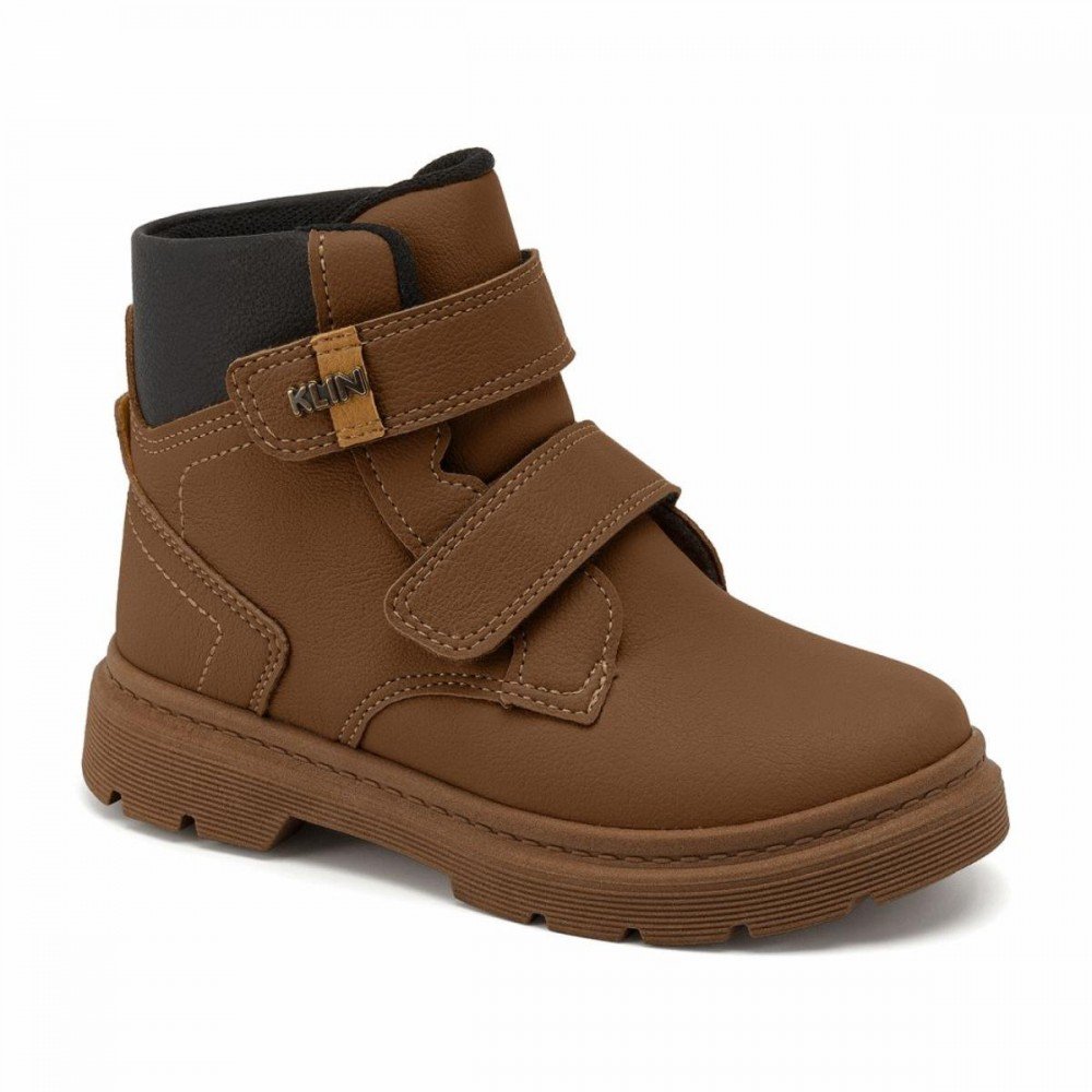 Bota Klin 365018 5098 London Mini Coturno Menino Infantil Marrom 1