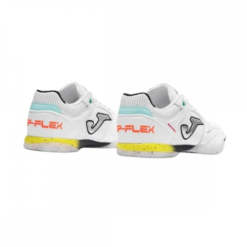 Chuteira Joma Top Flex 2602 Futsal Indoor Masculino Branco