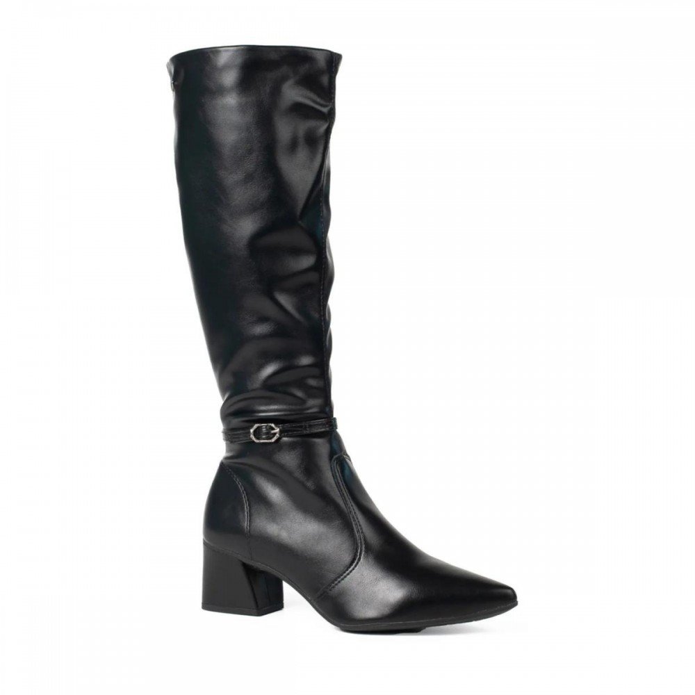 Bota Mississipi J1381 Salto Grosso Cano Longo Feminino