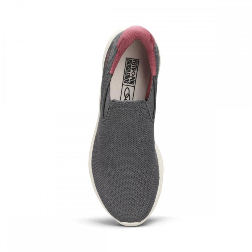 Tenis Olympikus Flutua 2 CHBHIB Slipon Feminino Cinza 4