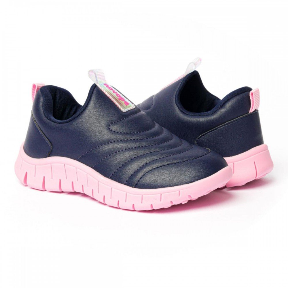 Tenis Novopé 11001008-1677 Calce Fácil Menina Infantil Azul 1