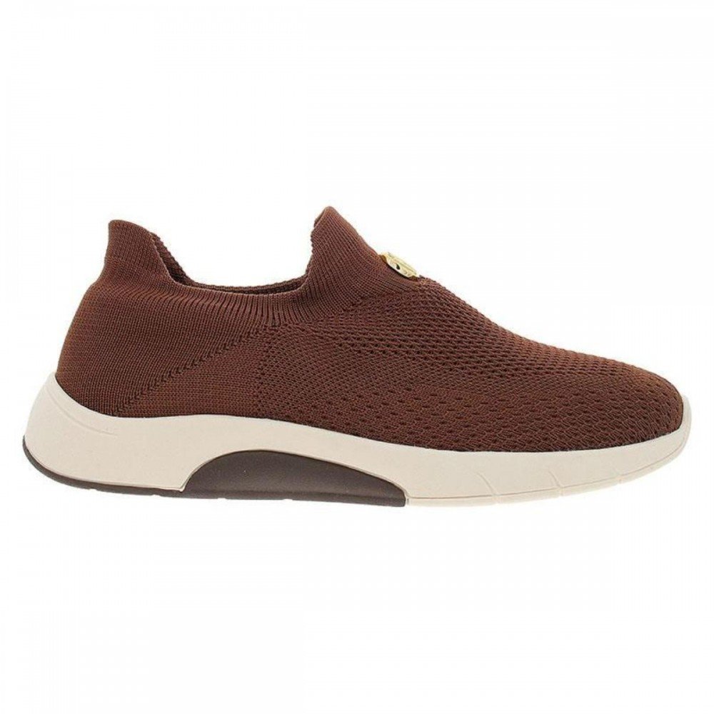 Tenis Modare 7378.222 Knit Calce Facil Feminino Marrom 3