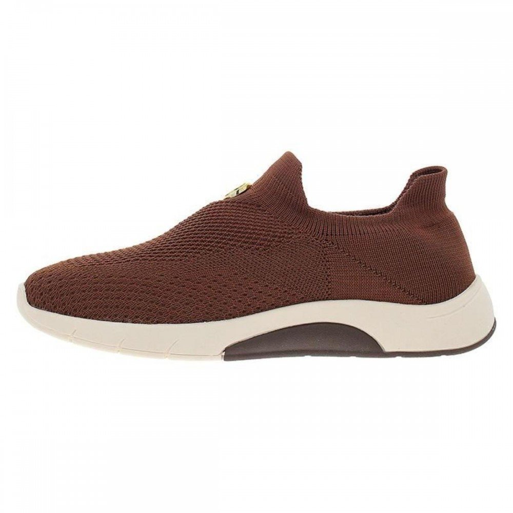 Tenis Modare 7378.222 Knit Calce Facil Feminino Marrom 4