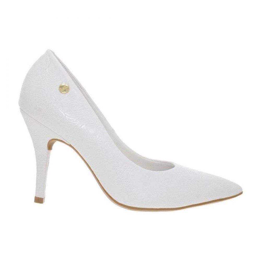 Sapato Vizzano 1184.1468.32188 Scarpin Noiva Casamento Branco 3