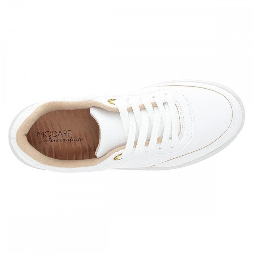 Tenis Modare Ultraconforto 7416.100 Casual Feminino Branco 4