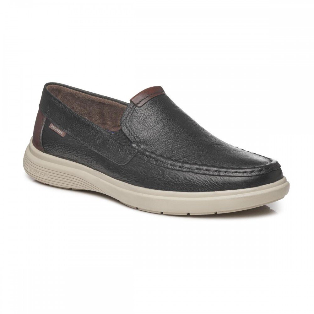 Sapato Pegada 142201-02 Mocassim Masculino Preto 3
