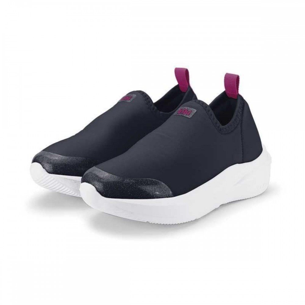 Tenis Bibi Volt 2.0 1294028 Lycra Calce Fácil Infantil Azul 2