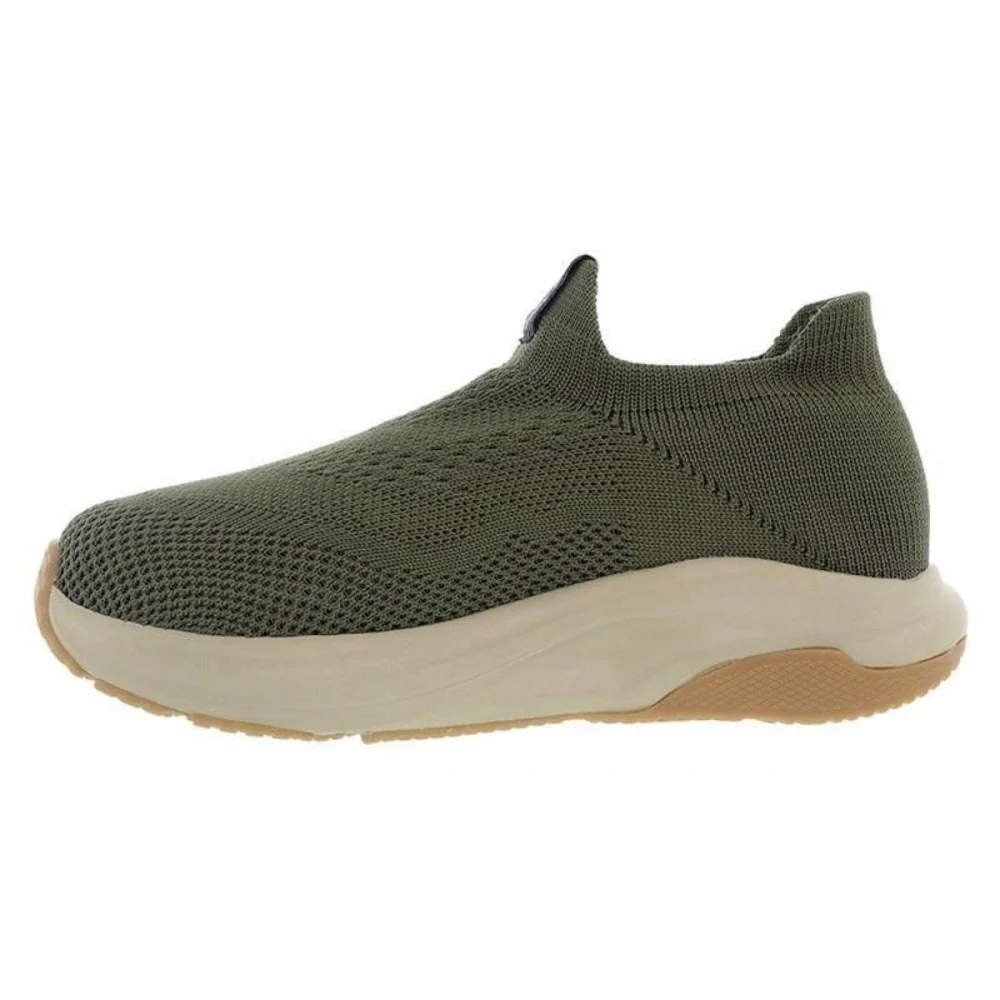 Tenis Molekinho 2879.101 Calce Facil Knit Infantil Verde 2