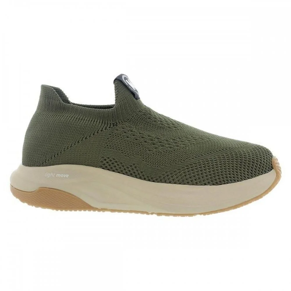 Tenis Molekinho 2879.101 Calce Facil Knit Infantil Verde 3