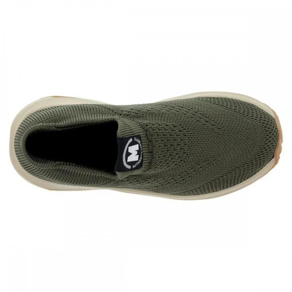 Tenis Molekinho 2879.101 Calce Facil Knit Infantil Verde 4