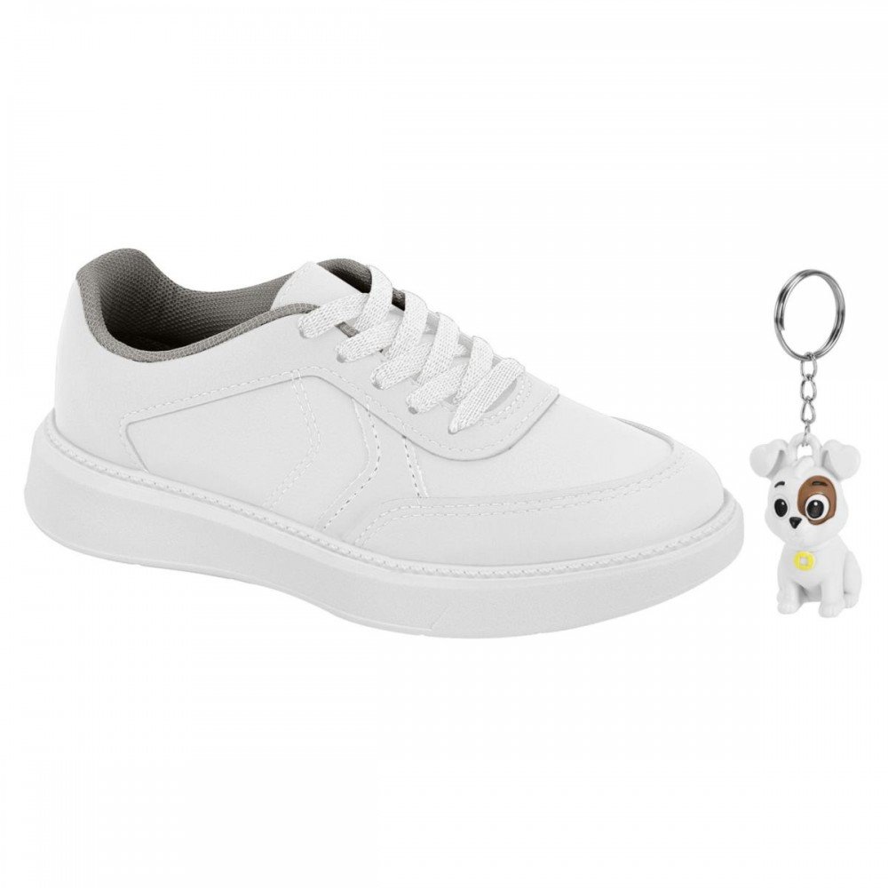 Tenis Molekinho 2861.120 Casual Infantil Branco 2
