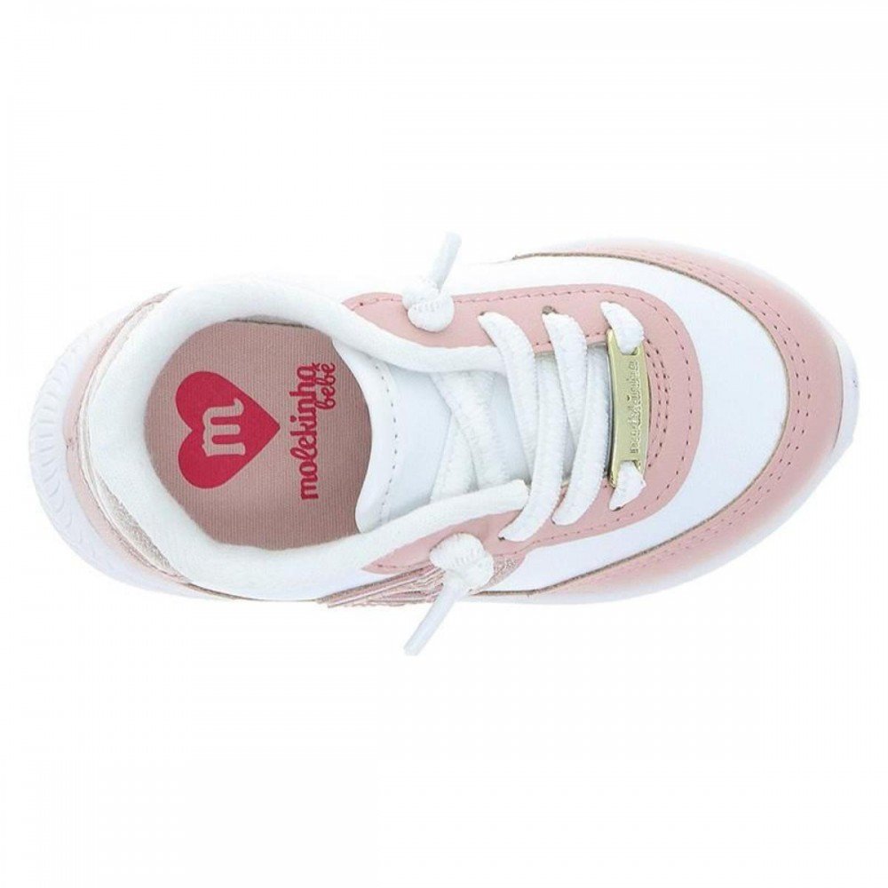 Tenis Molekinha 2723.221 Menina Infantil Branco 4