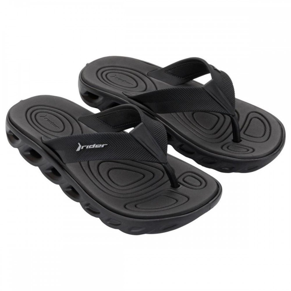 Chinelo Rider 12623 R Power Low Masculino Preto 2