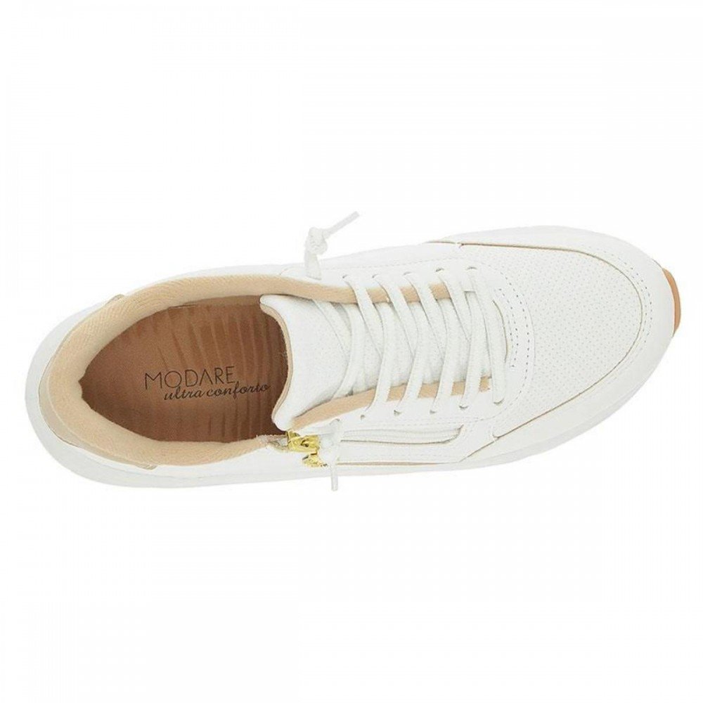 Tenis Modare Ultraconforto 7417.101 Chunky Feminino Branco 3