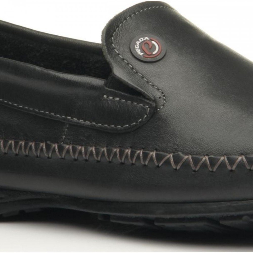 Sapato Pegada 140771-04 Drive Mocassim Masculino Preto 4