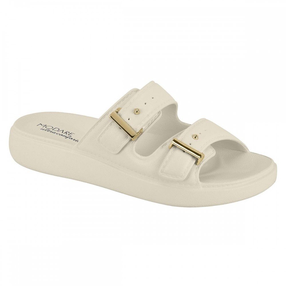 Chinelo Modare Ultraconforto 7232.100 Anatômico Feminino Branco 5