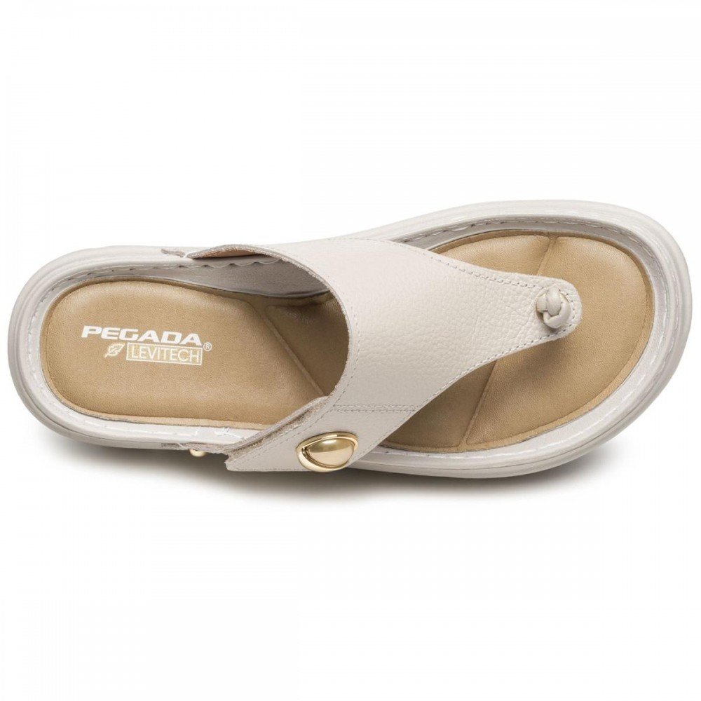 Chinelo Pegada 234702-02 Dedo Anatômico Feminino Bege 4