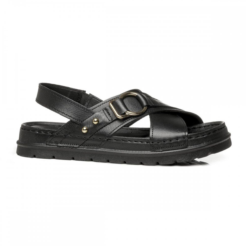 Sandalia Pegada 234707-03 Papete Flatform Feminino