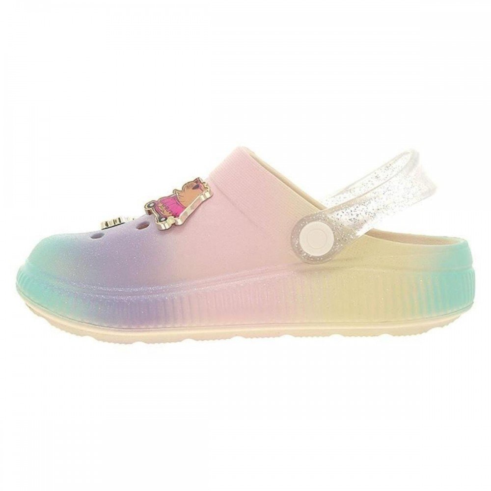 Sandalia Molekinha 2591.408 Babucha Infantil Rosa 2