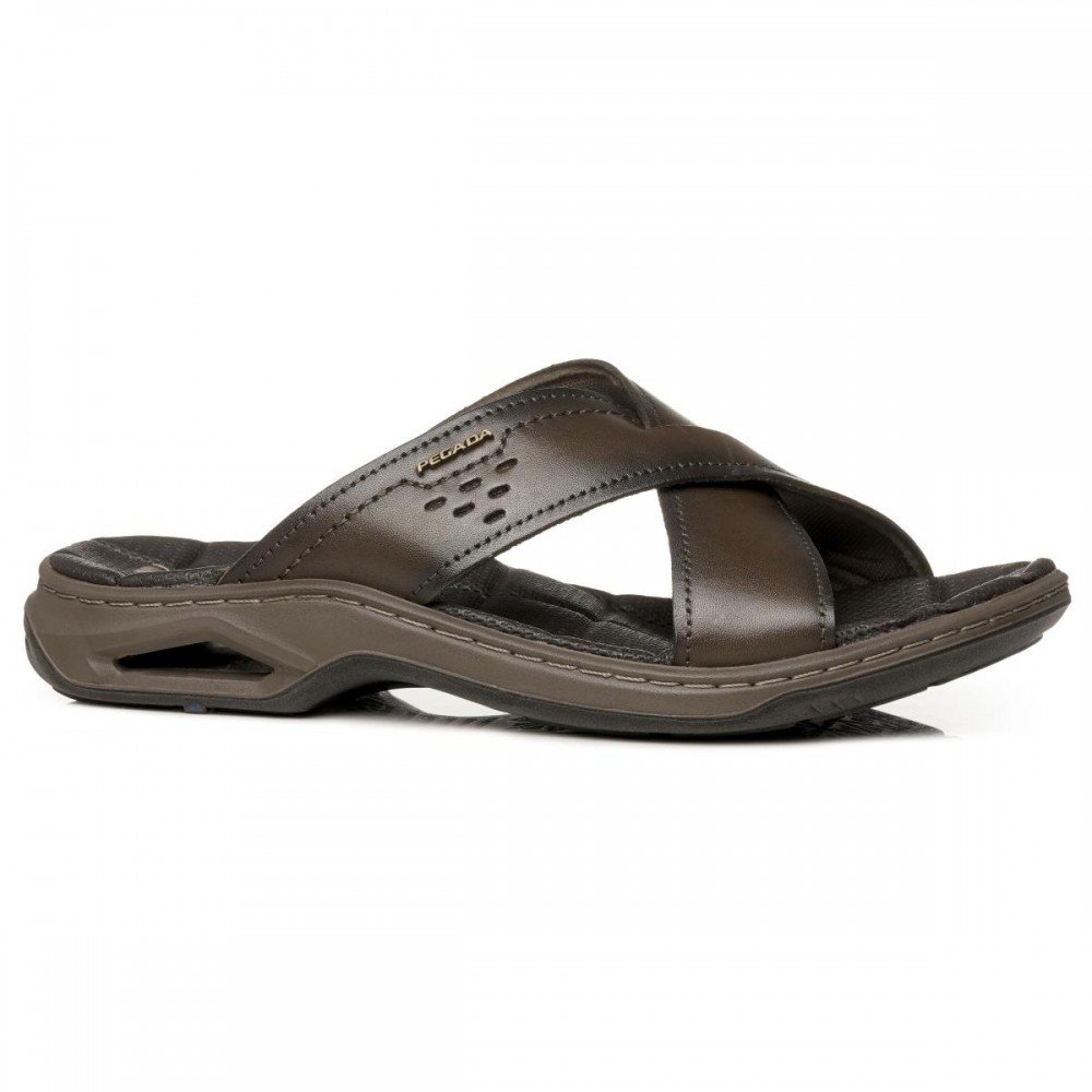 Chinelo Pegada 133239-02 Ortopédico Masculino Marrom 1