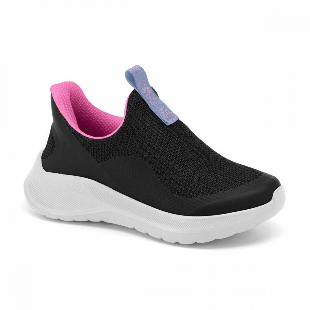 Tenis Klin 440058 Freedom Mini 18707 Infantil Preto 1