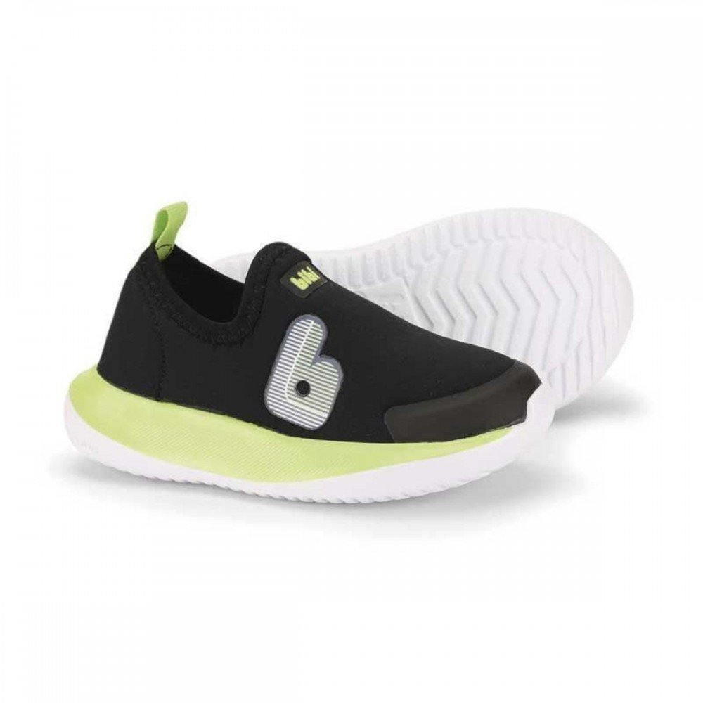 Tenis Bibi 1232293 Flash Lycra Menino Infantil Preto 3