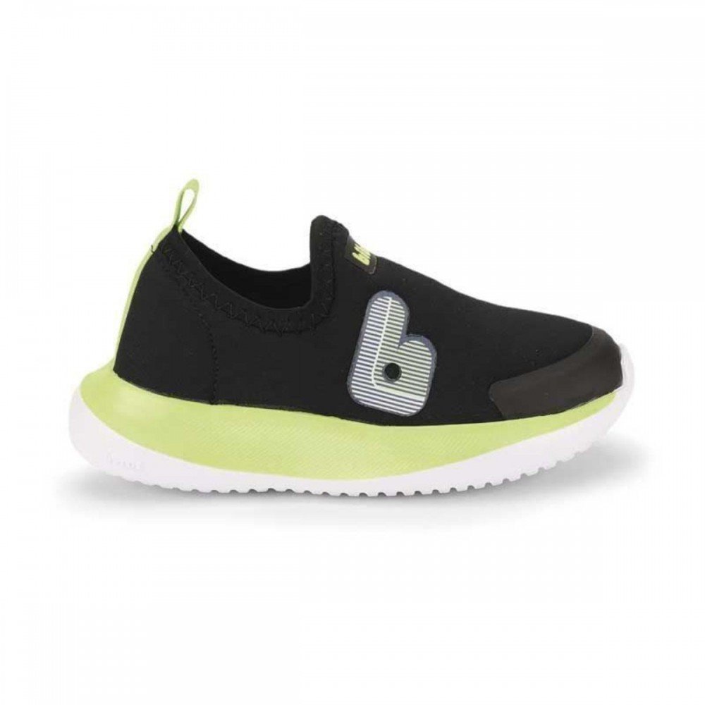 Tenis Bibi 1232293 Flash Lycra Menino Infantil Preto 4