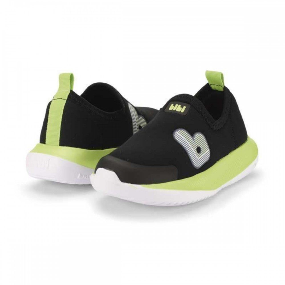 Tenis Bibi 1232293 Flash Lycra Menino Infantil Preto 5
