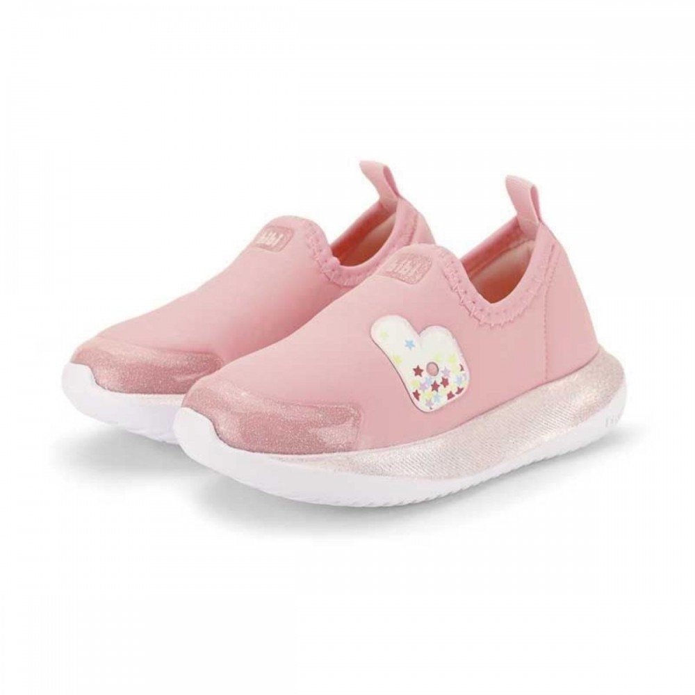 Tenis Bibi 1232294 Flash Lycra Menina Infantil Rosa 2