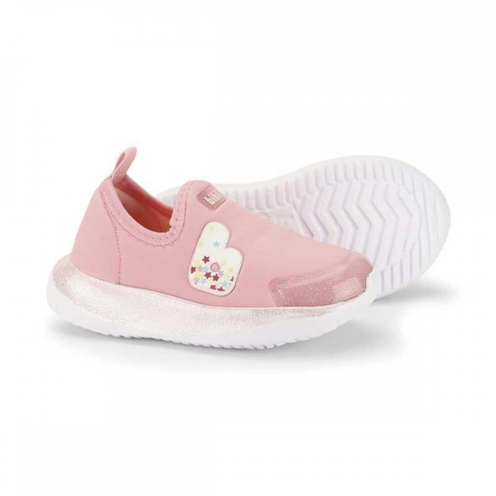 Tenis Bibi 1232294 Flash Lycra Menina Infantil Rosa 3