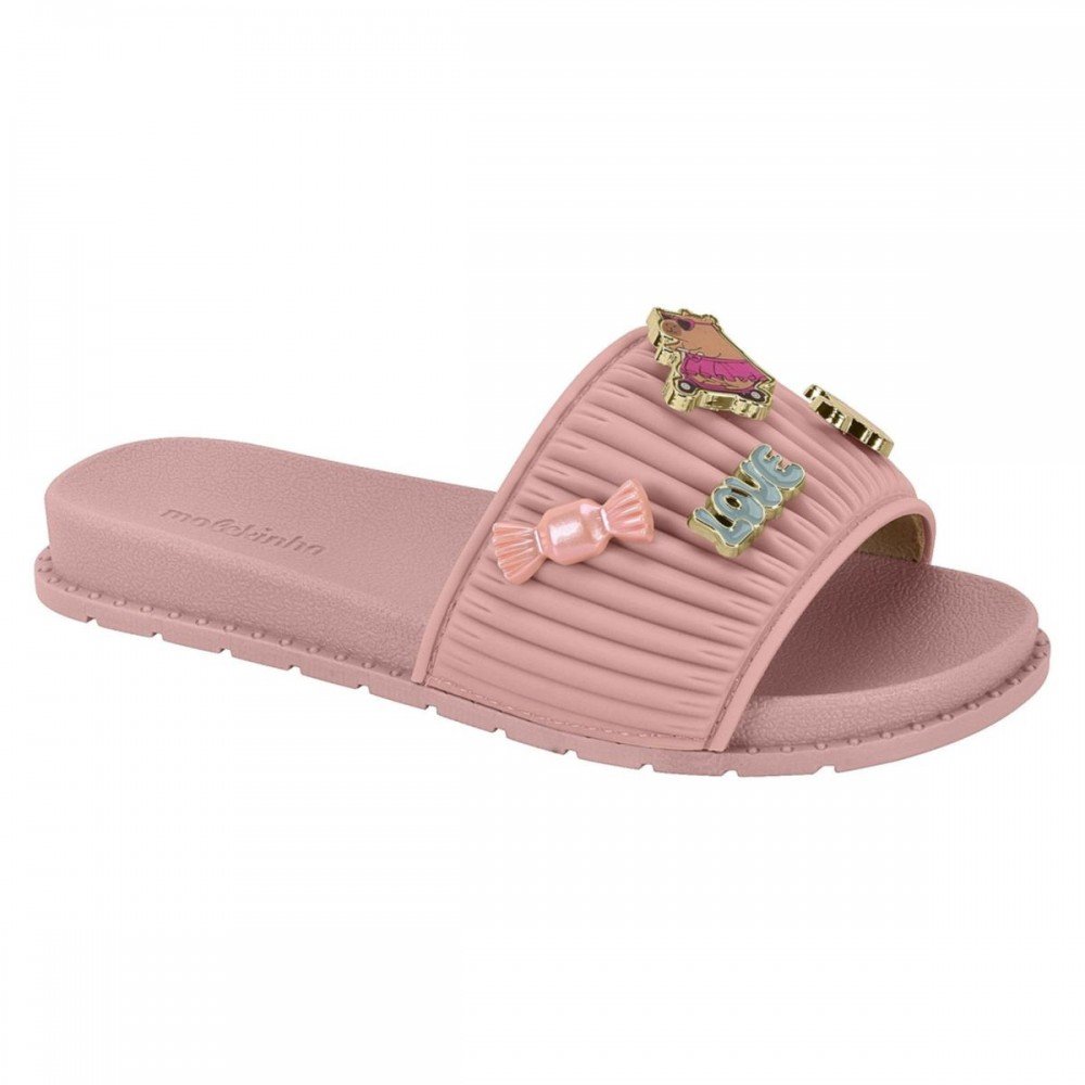Chinelo Molekinha 2341.134 Slide Menina Infantil